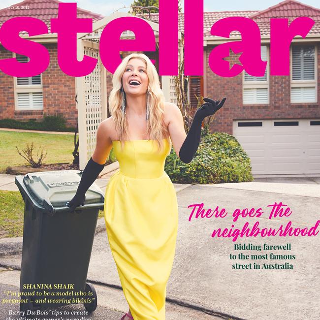 Natalie Bassingthwaighte stars on the cover of this Sunday’s <i>Stellar </i>to farewell <i>Neighbours</i>. Picture: Sam Bisso.