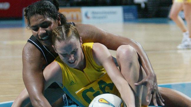 Sharelle McMahon overcame an ankle injury to play in the final.