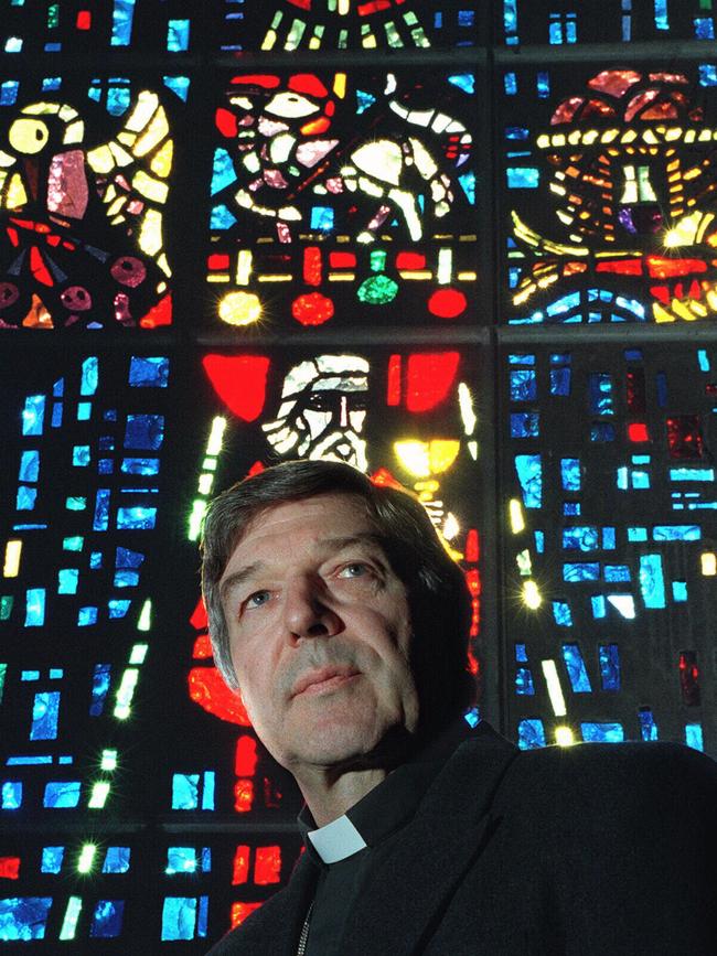 Pell in his church at Mentone. 