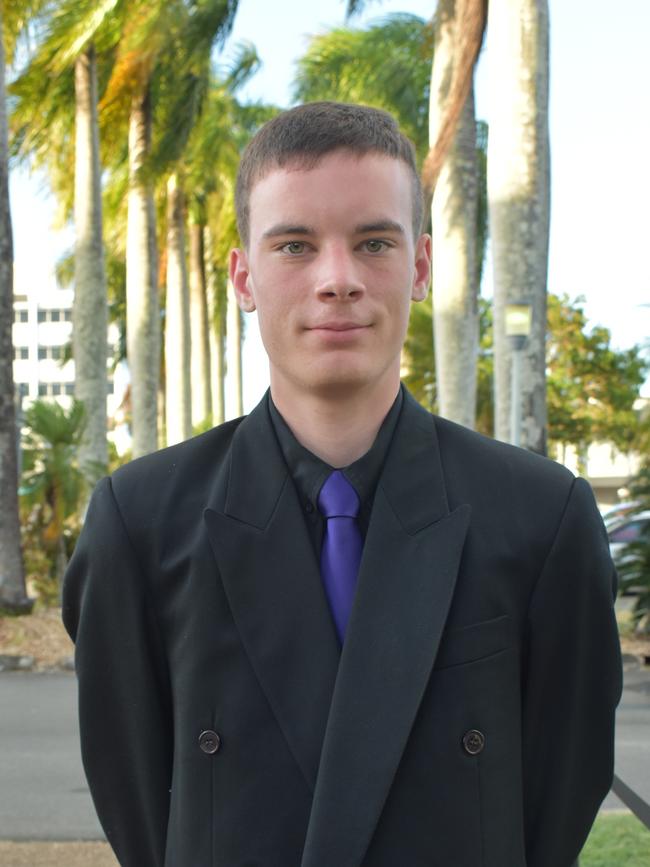 Jonty Barker at the Sarina State High School formal at the MECC, Mackay, on Thursday November 19. Picture: Zizi Averill