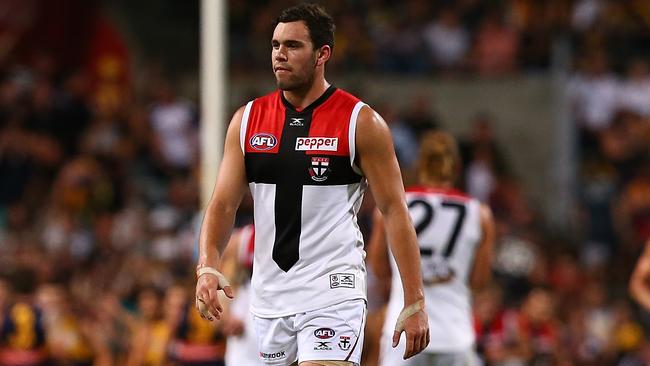 Young St Kilda key forward Paddy McCartin. (Photo by Paul Kane/Getty Images)