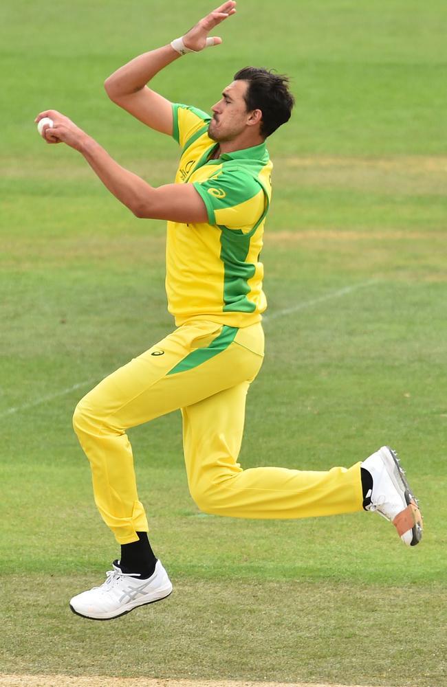 Mitchell Starc impressed with the new ball.