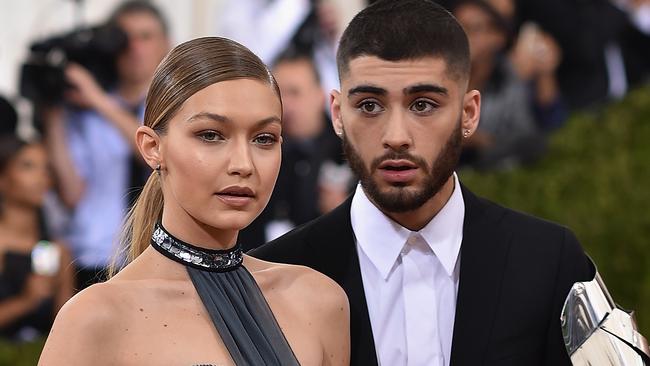 Gigi and Zayn welcomed their daughter in September last year. Picture: Dimitrios Kambouris/Getty Images.