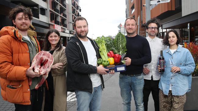 There’s something in the water at East Brunswick Village — each of the food vendors are siblings, including: Hagen’s Organics’ Oliver and Ruby Hagen, David Bros’ Ben and Guy David and Blackhearts &amp; Sparrows’ Paul and Jess Ghaie. Picture: David Crosling