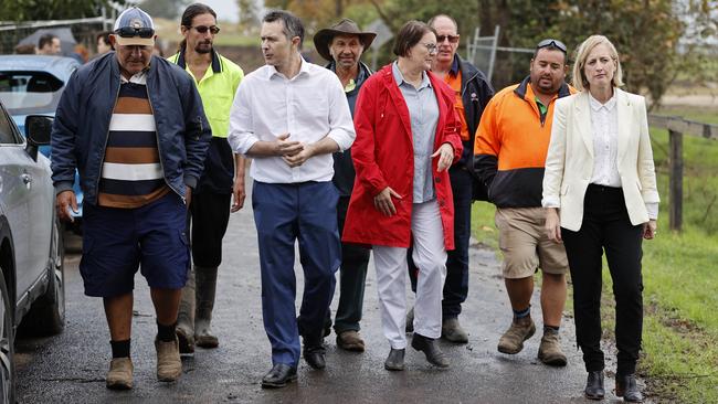 Jason Clare tours the ultra-marginal Labor seat of Macquarie, on Sydney’s western fringe. Picture: Tim Hunter.