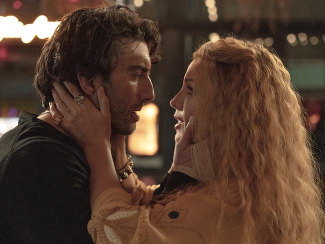 Baldoni and Lively in a scene from It Ends With Us. Picture: Nicole Rivelli/Sony Pictures via AP