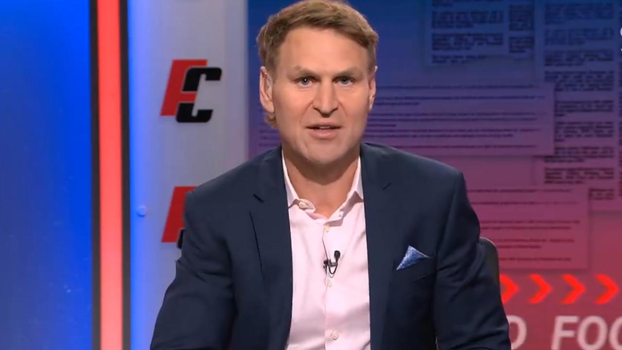 Kane Cornes on Footy Classified. Photo: Channel 9.