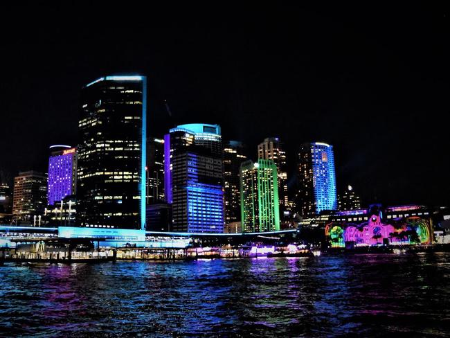 Sydney during Vivid. Picture: Birte Verhaegen