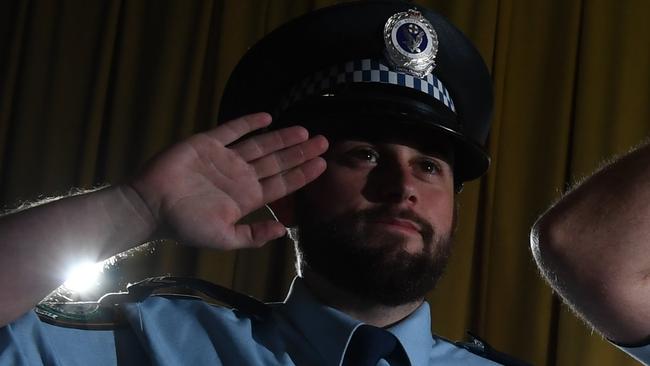 Former police officer Troy Cridland stands trial at Lismore District Court charged with multiple child sexual offences.