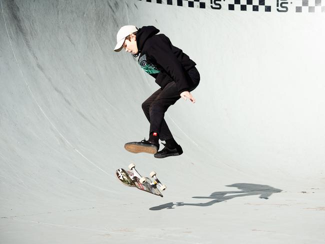 Dylan Donnini says there aren’t enough quality skate parks in the inner west