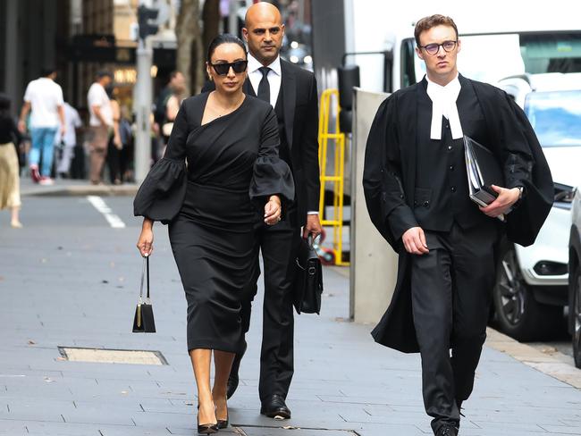 Antoinette Lattouf arrives at the Federal Court in Sydney. Picture: NewsWire/ Gaye Gerard