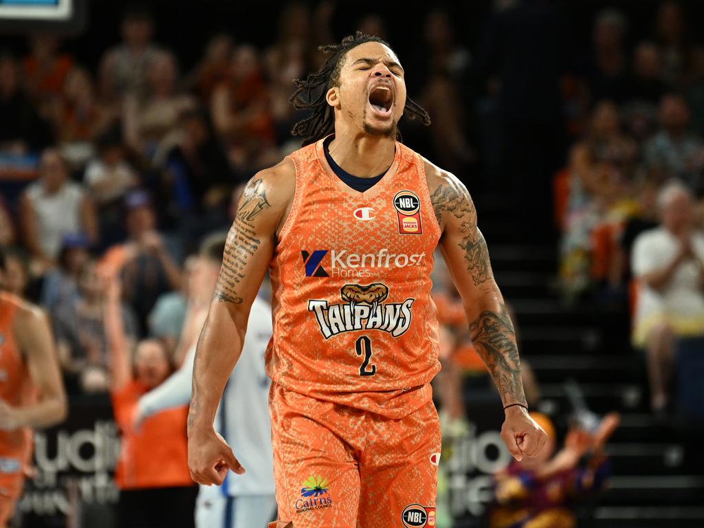 Guard Rob Edwards lifts the Cairns Taipans to their first win of the ...