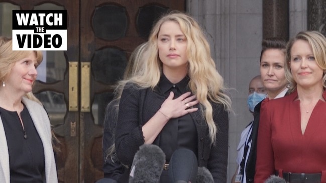 Amber Heard makes emotional speech as ex Johnny Depp's libel trial wraps up in London