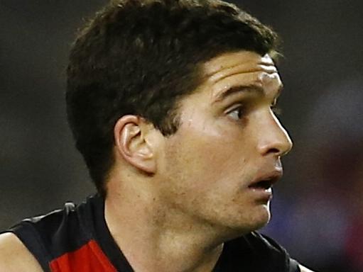 AFL Round 20 St Kilda v Western Bulldogs at Etihad Stadium. Leigh Montagna and Nick Riewoldt 3rd qtr. Pic: Michael Klein. Sunday August 10, 2014.
