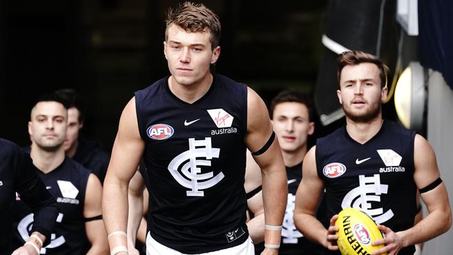 Patrick Cripps has stepped up his leadership this pre-season.