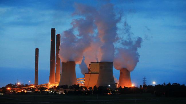 The Loy Yang A coal-fired power station in Victoria’s Latrobe Valley. Picture: Aaron Francis