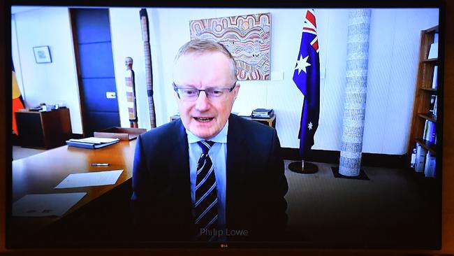 Reserve Bank governor Philip Lowe. Picture: AAP