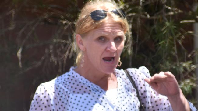 Fulton did not speak during the hearing but could be seen chatting to another woman outside the courthouse afterwards. Picture: Kirra Grimes