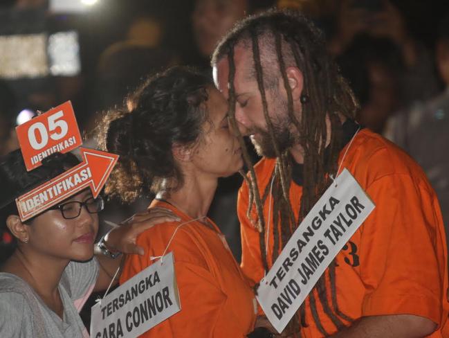 Sara Connor and David Taylor were arrested as suspected involved on Police murder on August 17. Picture: Zul Edoardo