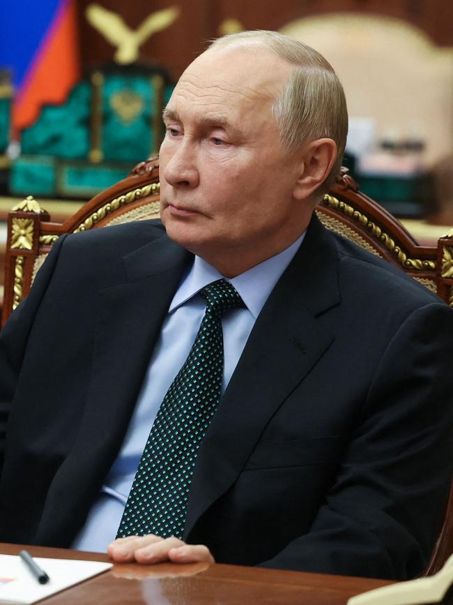 Russian President Vladimir Putin. Picture: Pool/AFP