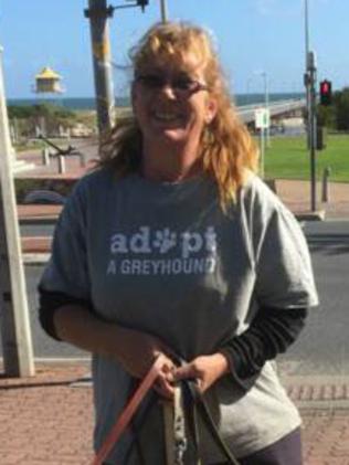 SA greyhound trainer Rebecca McAuley-Fry.