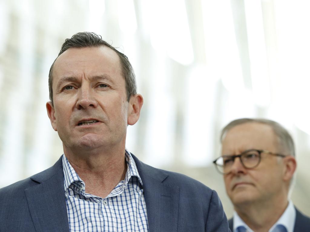 WA Premier Mark McGowan says his state has supported the national economy. Picture: NCA NewsWire / Philip Gostelow