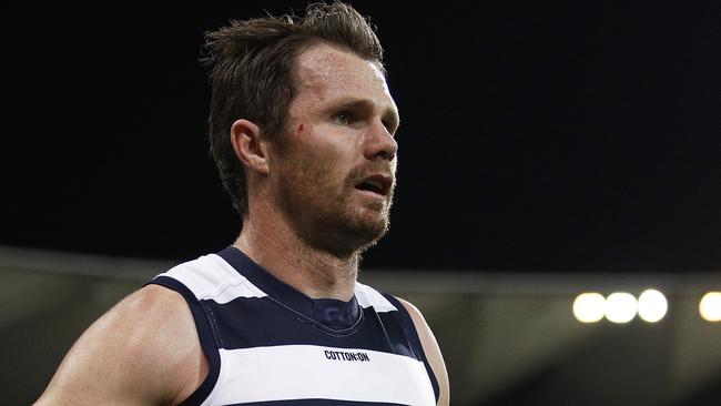 Patrick Dangerfield disappeared in the last quarter against Melbourne.