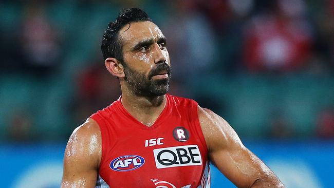 Former Sydney Swans Adam Goodes. The ASFL’s apology admits “the game did not do enough to stand with him, and call it out”, Picture: Phil Hillyard