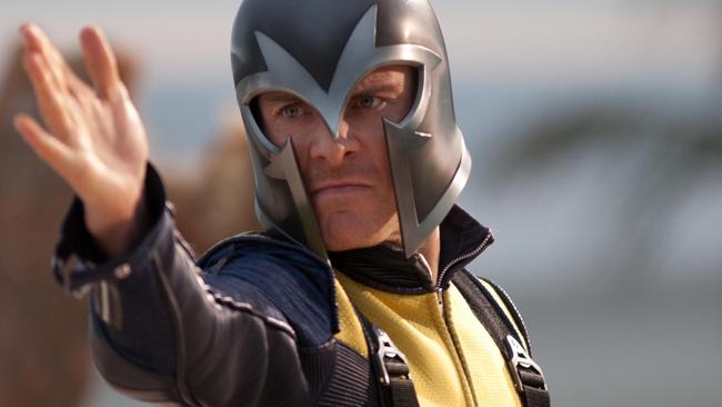 Scene from film 'X-Men: First Class'. Michael Fassbender as Magneto. Picture: Fox Supplied /