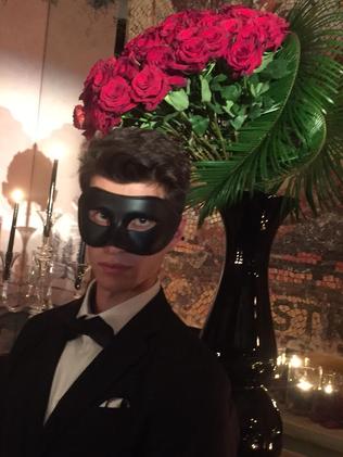 Masked men: the Fifty Shades Darker ‘fan’ day at the Whitby hotel in New York