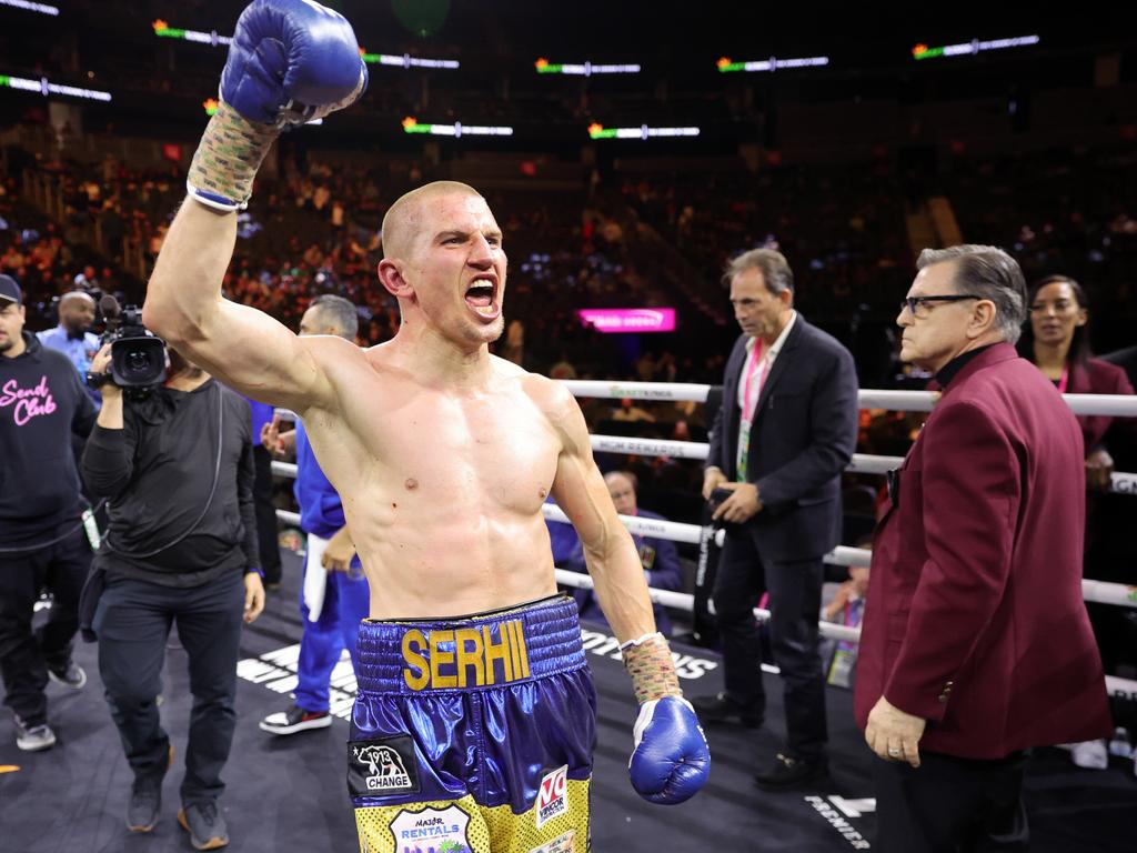 Serhii Bohachuk dominated all 12 rounds against Brian Mendoza. Steve Marcus/Getty Images