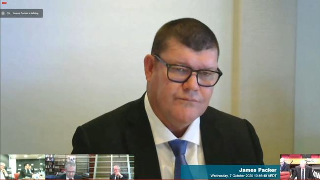 Crown’s majority shareholder James Packer told the inquiry it was unacceptable staff feared for their safety long before being detained in China in 2016.