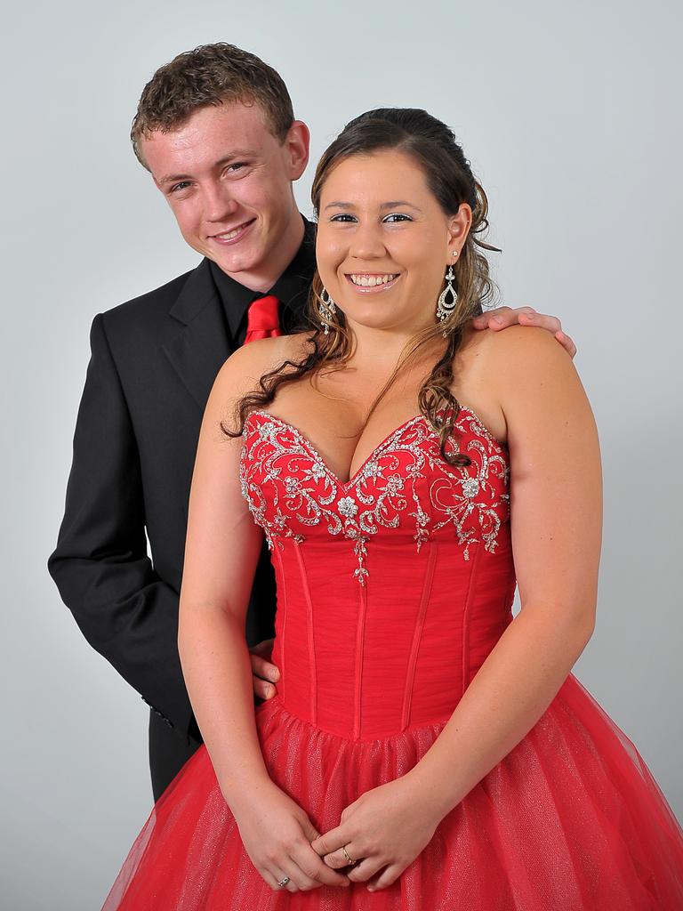 Hayden Morrison with Ellice Bairomis at the 2011 Casuarina Senior College formal at the Darwin Convention Centre. Picture: NT NEWS