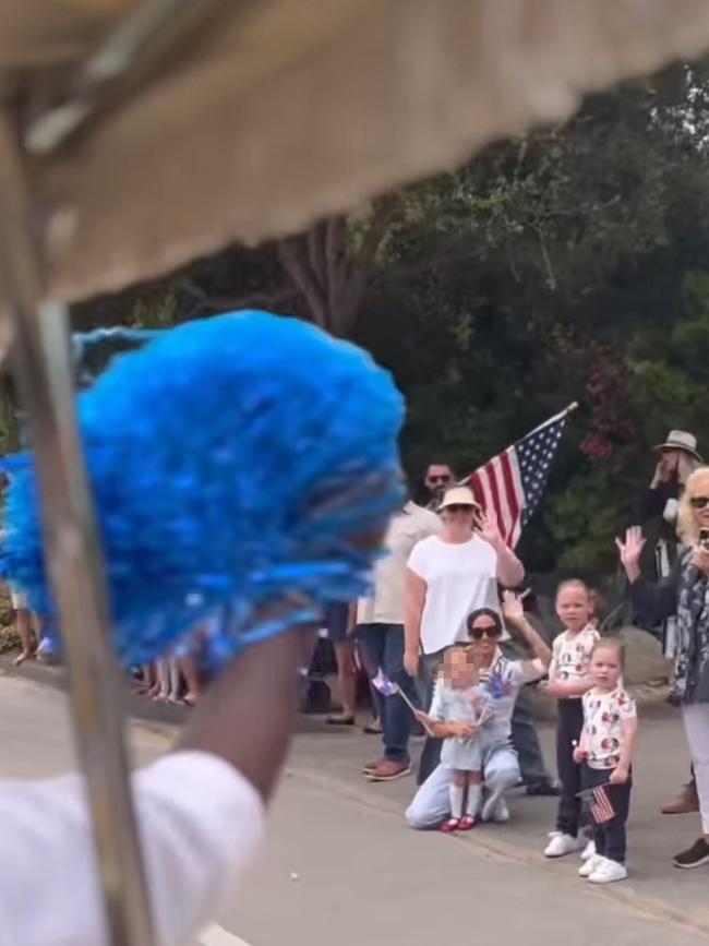 The footage was taken from one of the floats. Picture: rosewoodmiramarbeach/Instagram