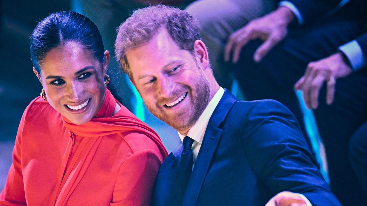 The Duke and Duchess of Sussex’s marriage has been under intense scrutiny following reports that their relationship is on the rocks. Picture: AFP