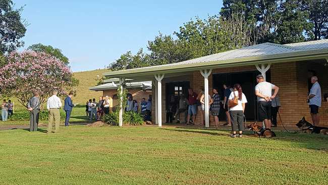 The auction of 340 Pomona Kin Kin Rd, Pinbarren, attracted genuine interest.