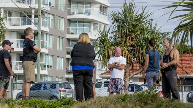 Labrador locals after trucks removed iconic tinnies from the foreshore. Picture: Jerad Williams.