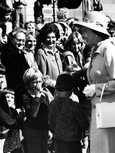 Queen Elizabeth II’s silver jubillee visit to Tasmania in March 1977.