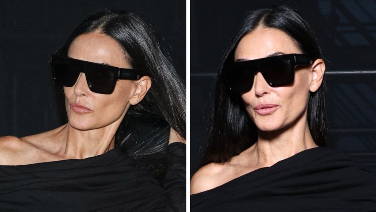 Demi Moore at a fashion show in Paris. Picture: Splash News/Media Mode