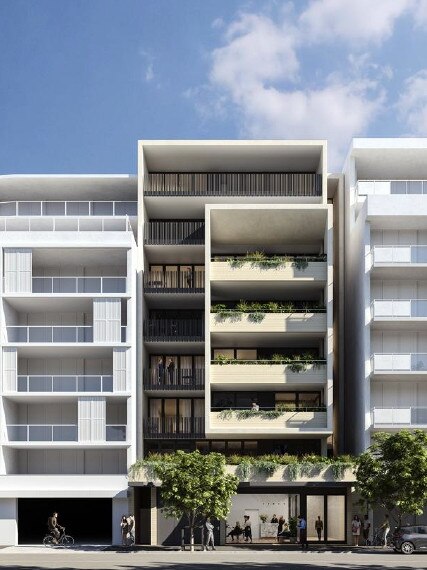 Artist impression of a proposed multi unit block in Newcastle West. CKDS Architecture