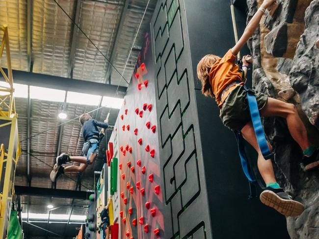 Funtopia Maribyrnong is facing charges after an eight-year-old child fractured its spine when it fell seven metres from a rope ladder inside the playground. Picture: Facebook