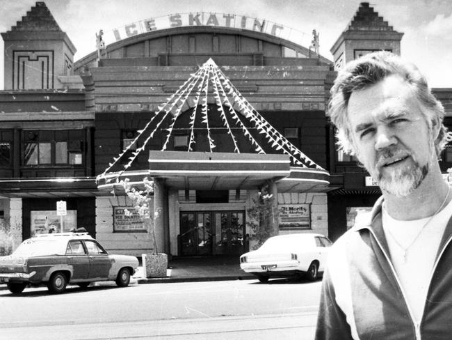 Former manager Vic Ekbery pictured at the site in 1981.