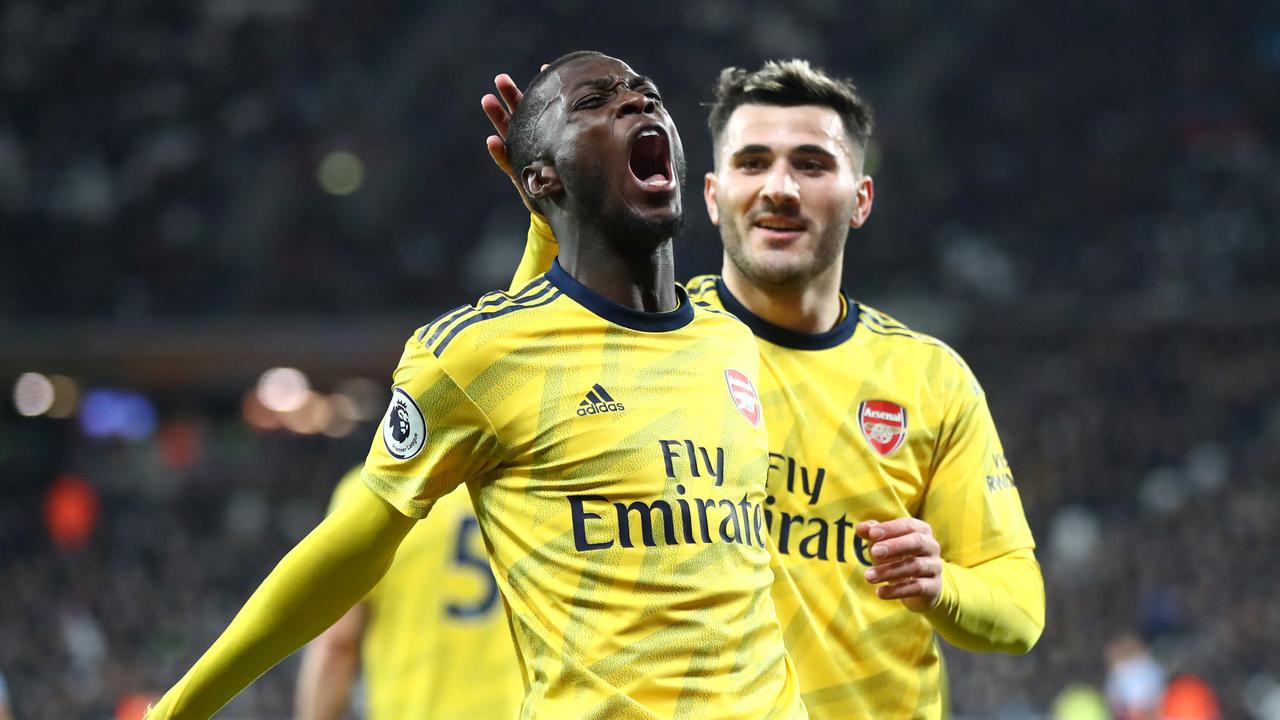 Nicolas Pepe put in his best performance since joining Arsenal.