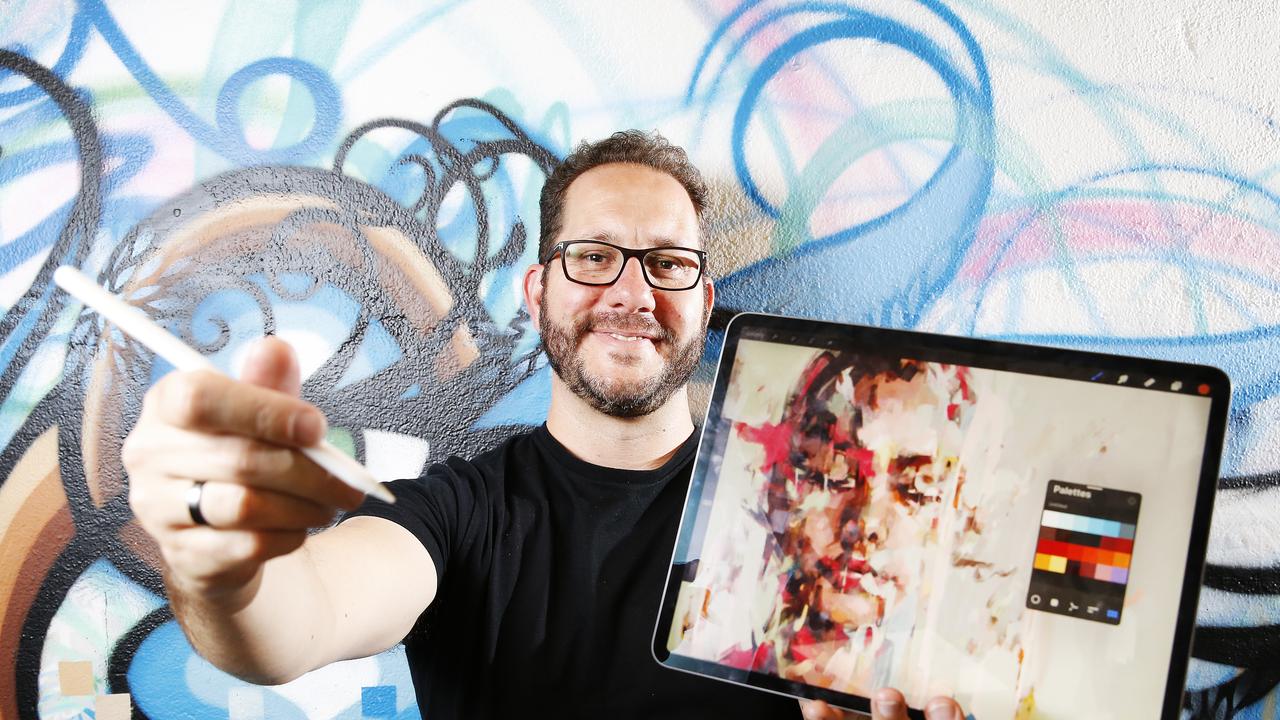 CEO and co-founder of Savage Interactive James Cuda, who developed popular app Procreate, said the Apple’s iPad Pro changed the game for his company. Picture: Zak Simmonds