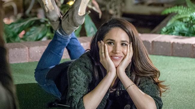 Meaghan Markle in a scene from Dater’s Handbook. Picture: Supplied