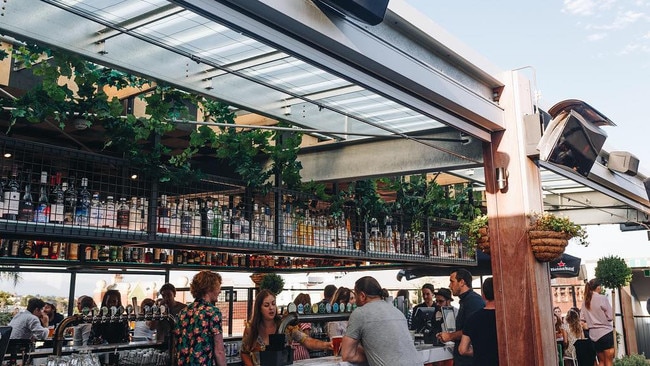 The Provincial Hotel's rooftop bar fits in with its shabby chic scene. Picture: Instagram/@theprovincialhotel