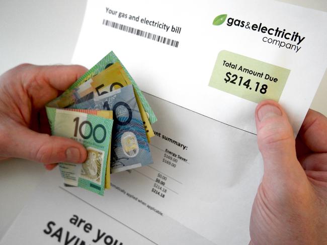Electricity bills are hurting Aussies on tight budgets. Picture: iStock.