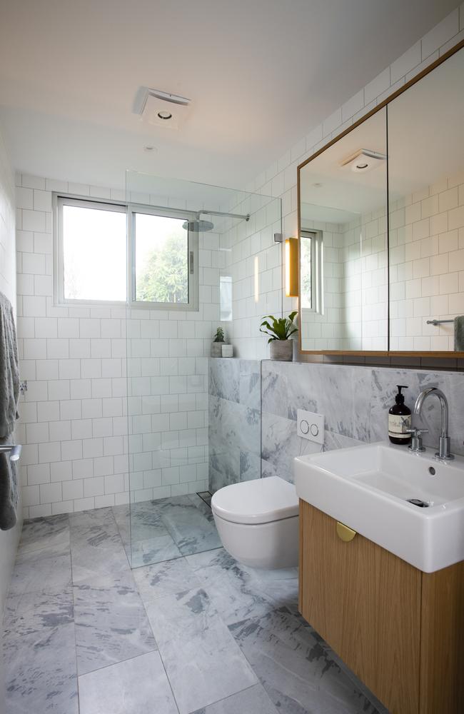 Builder George McGarry says bathroom regret can come about as a result of DIY drawings, but good design makes this small bathroom flow.