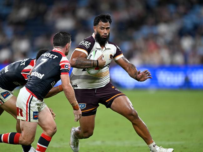 Despite observing Ramadan, Payne Haas was a standout for the Broncos. Picture: NRL Imagery