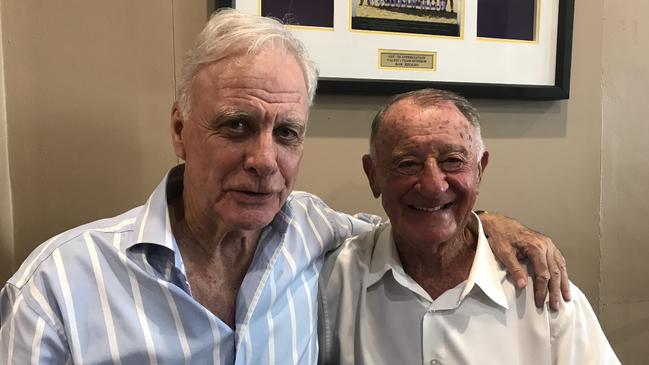 Colin Love and Ken Arthurson enjoyed a meal together in Darlinghurst over the weekend.